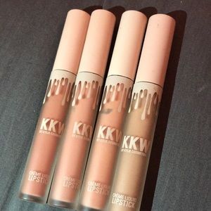 KKW BY KYLIE COSMETICS creme liquid lipstick set